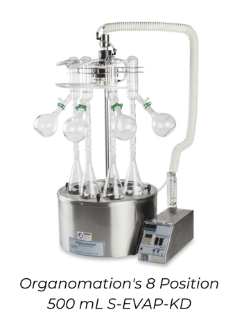 Organomation's S-EVAP-KD Solvent Evaporator with white background