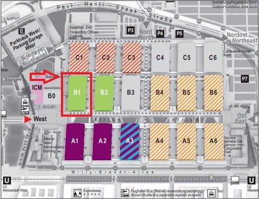 Analytica 2022 Hall Layout