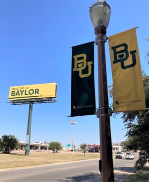 Baylor University Sign