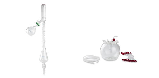 S-EVAP Solvent Evaporator individual and central collection glassware