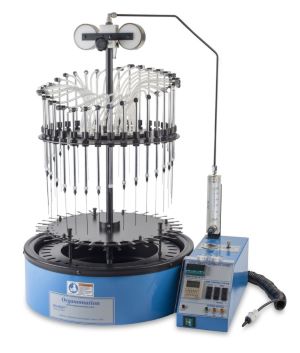 Organomation's Teflon coated benchtop evaporator for corrosive solvents