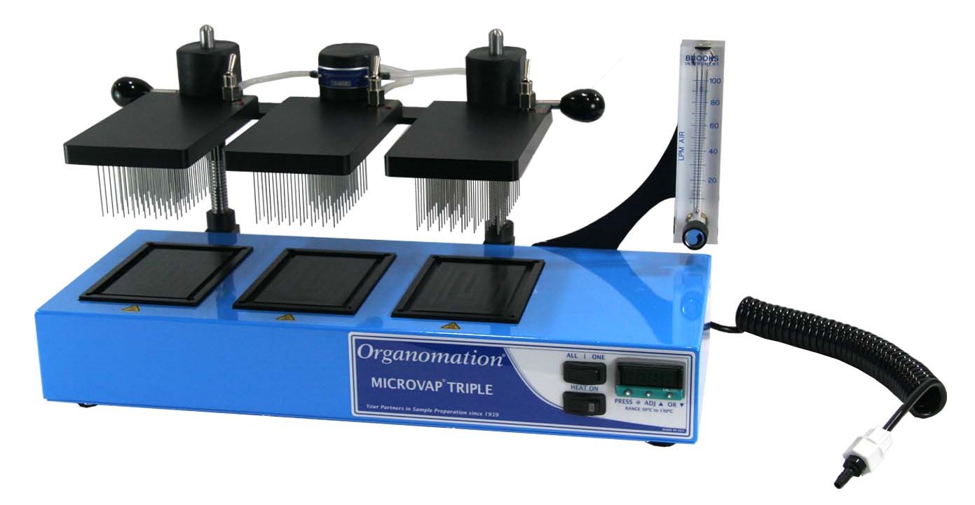 Organomation's high capacity microplate evaporator 