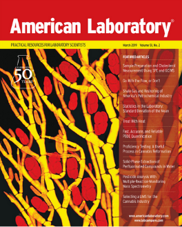 Front cover of American Laboratory Magazine