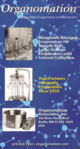 Front page of Organomation's product catalog