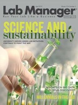 Front cover of Lab Manager Magazine science and sustainability edition